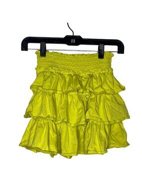 Gap Kids Yellow Tiered Skirt Size 10 Prairie Cottagecore